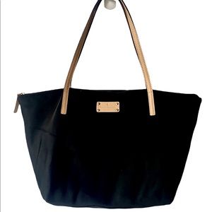 Kate Spade New York black nylon tote bag